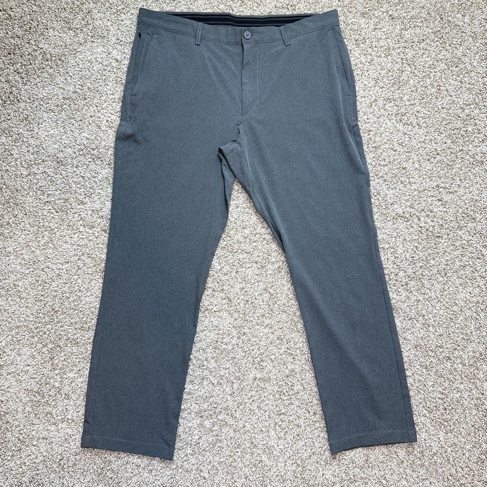 Tommy Bahama Mens 38 Gray Stretch Performance Golf Pants Straight Leg Casual NWO